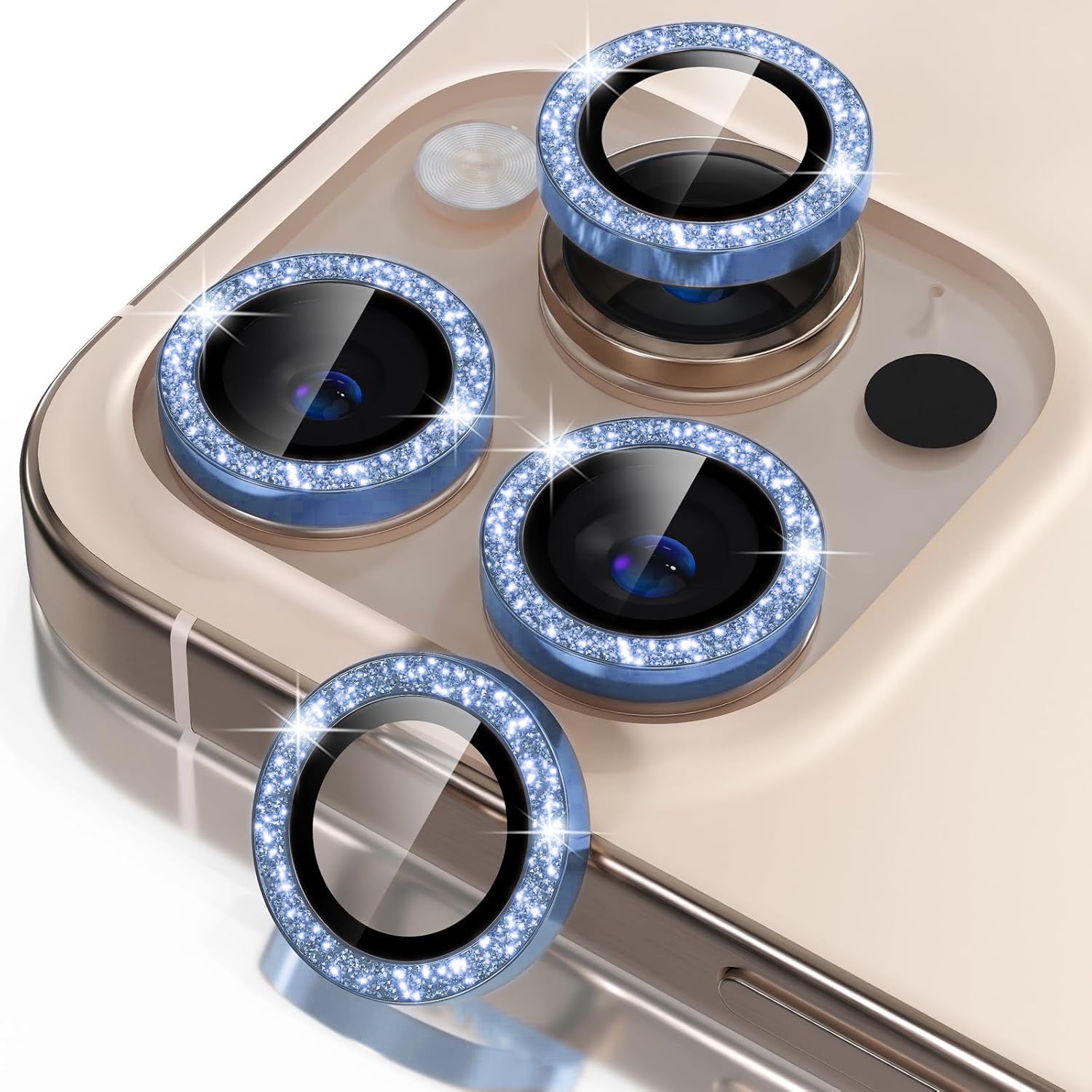 iPhone 16 Sparkling Diamond-Inspired Cell Phone Lens Protectors